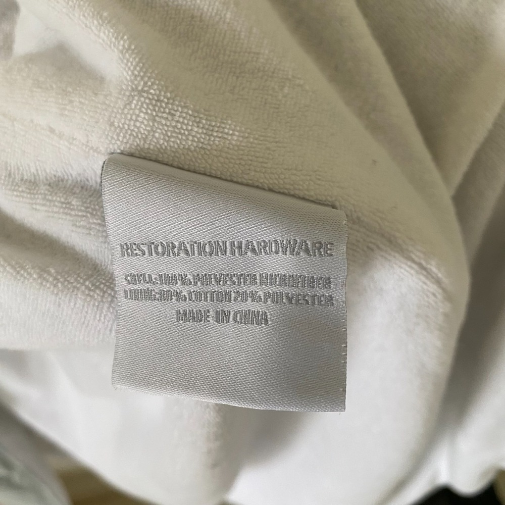 Restoration Hardware Womens M Kayanna Terry Lined Spa Robe Shawl Collar - Picture 13 of 16